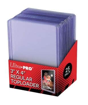 Ultra Pro 25 Toploader 3"X4" 12PT image 0